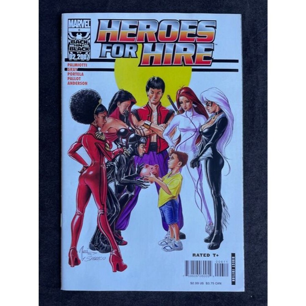 Heroes For Hire 6 Tucci cover, Al Rio art, Marvel Comics, 2007, NM